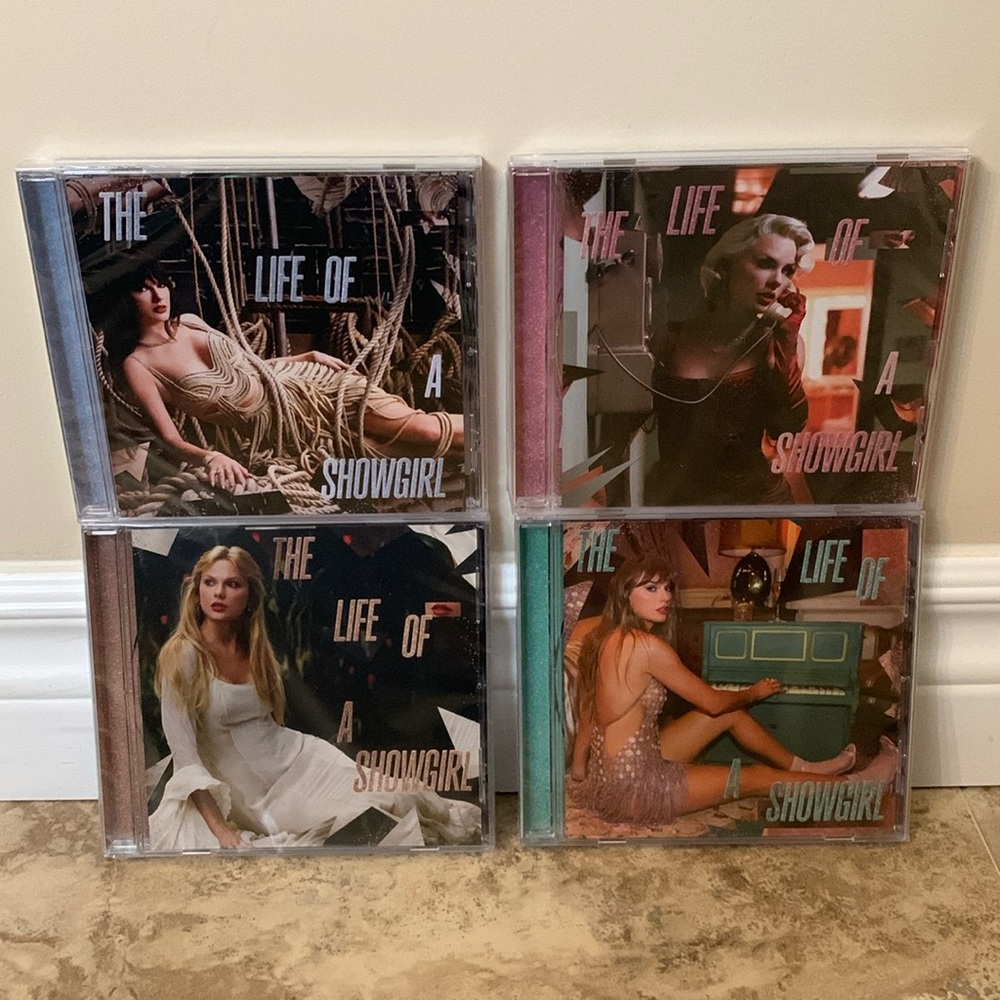 Taylor Swift NEW The Life of a Showgirl 4 CD Limited sealed Elizabeth TLOAS